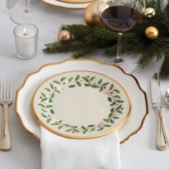 Lenox Holiday Salad Plate 13 Lenox Holiday Salad Plate -Lenox 146504010 w12