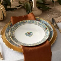 Lenox Autumn White 4-Piece Dinner Plate Set 13 Lenox Autumn White 4-Piece Dinner Plate Set -Lenox 1893654 893655 894561 893812 LNP S23 FEA 3