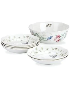 Lenox Butterfly Meadow 7pc Bowl Set With $10 Credit Home