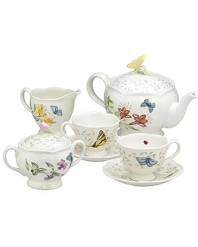 Lenox Butterfly Meadow 9pc Tea Set With $13 Credit Home 3 Lenox Butterfly Meadow 9pc Tea Set With $13 Credit Home