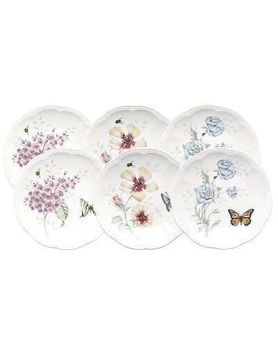 Lenox Butterfly Meadow Set Of 6 Party Plates With $4 Credit Home 3 Lenox Butterfly Meadow Set Of 6 Party Plates With $4 Credit Home
