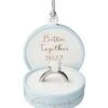 Lenox 2022 Together Forever Ring Box Ornament Home 2 Lenox 2022 Together Forever Ring Box Ornament Home -Lenox 3050031810 RLLD 1