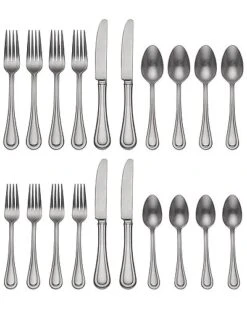 Lenox Textured Neutrals 20pc Flatware Set With $10 Credit Home