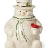 Lenox Happy Holly Days Snowman Cookie Jar Home -Lenox 3050045260 RLLD 1
