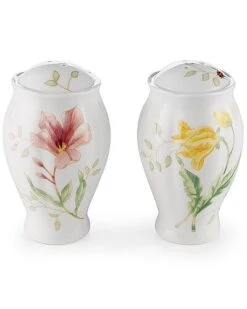 Lenox Butterfly Meadow Salt & Pepper Shaker Set With $3 Credit Home