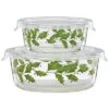 Lenox Hosting The Holidays Set Of 2 Glass Storage Bowls Home 2 Lenox Hosting The Holidays Set Of 2 Glass Storage Bowls Home -Lenox 3050183311 RLLD 1