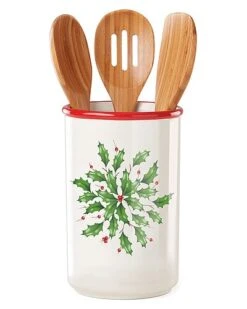 Lenox Holiday Utensil Holder Set Home