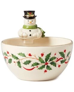 Lenox Holiday Snowman Bowl Home