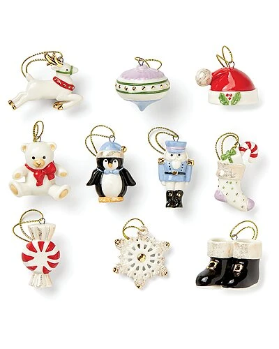 Lenox Christmas Memories 10pc Ornament Set Home 3 Lenox Christmas Memories 10pc Ornament Set Home