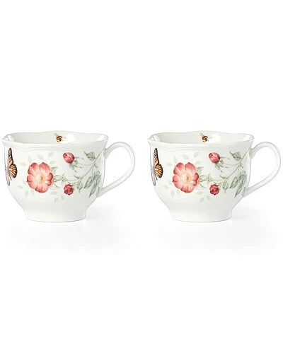 Lenox Butterfly Meadow 2Pc Latte Mug Set With $3 Credit Home 3 Lenox Butterfly Meadow 2Pc Latte Mug Set With $3 Credit Home