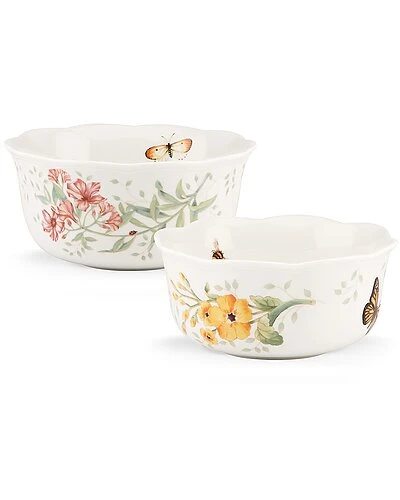 Lenox Butterfly Meadow 2Pc Nesting Bowl Set With $5 Credit Home 3 Lenox Butterfly Meadow 2Pc Nesting Bowl Set With $5 Credit Home