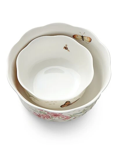 Lenox Butterfly Meadow 2Pc Nesting Bowl Set With $5 Credit Home 4 Lenox Butterfly Meadow 2Pc Nesting Bowl Set With $5 Credit Home - Image 2