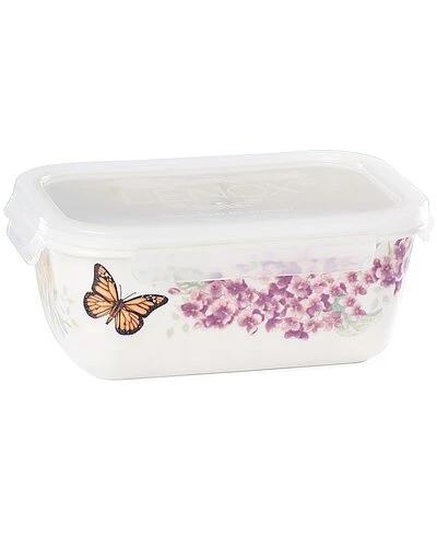 Lenox Butterfly Meadow 32Oz Rectangle Food Storage Container With $4 Credit Home 3 Lenox Butterfly Meadow 32Oz Rectangle Food Storage Container With $4 Credit Home