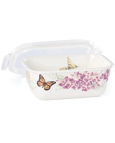 Lenox Butterfly Meadow 32Oz Rectangle Food Storage Container With $4 Credit Home 4 Lenox Butterfly Meadow 32Oz Rectangle Food Storage Container With $4 Credit Home - Image 2