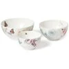Lenox Butterfly Meadow 3Pc Bowl Set With $5 Credit Home