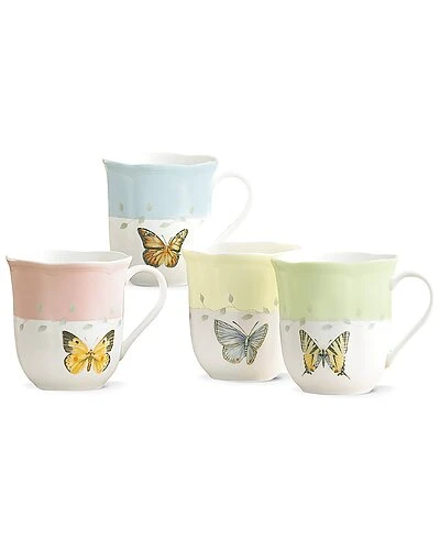 Lenox Butterfly Meadow 4Pc Mug Set With $5 Credit Home 3 Lenox Butterfly Meadow 4Pc Mug Set With $5 Credit Home