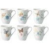 Lenox Butterfly Meadow 6Pc Mug Set With $6 Credit Home