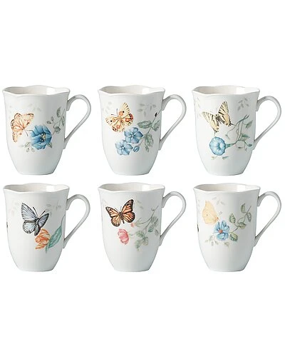 Lenox Butterfly Meadow 6Pc Mug Set With $6 Credit Home 3 Lenox Butterfly Meadow 6Pc Mug Set With $6 Credit Home