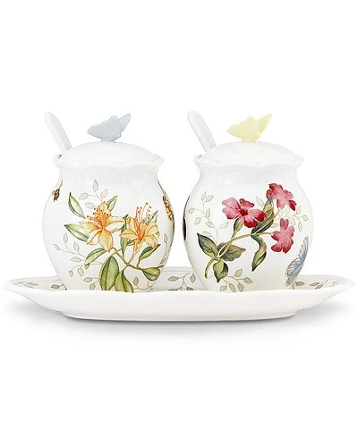 Lenox Butterfly Meadow 7Pc Condiment Set With $6 Credit Home 3 Lenox Butterfly Meadow 7Pc Condiment Set With $6 Credit Home