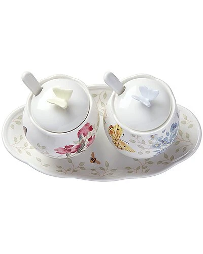 Lenox Butterfly Meadow 7Pc Condiment Set With $6 Credit Home 4 Lenox Butterfly Meadow 7Pc Condiment Set With $6 Credit Home - Image 2