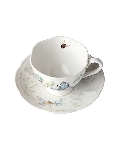 Lenox Butterfly Meadow Blue Cup And Saucer With $2 Credit Home 4 Lenox Butterfly Meadow Blue Cup And Saucer With $2 Credit Home - Image 2