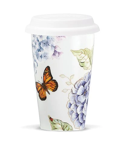 Lenox Butterfly Meadow Blue Thermal Travel Mug With $2 Credit Home 3 Lenox Butterfly Meadow Blue Thermal Travel Mug With $2 Credit Home