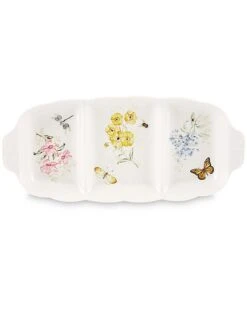Lenox Butterfly Meadow Divided Serving Dish With $8 Credit Home