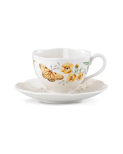 Lenox Butterfly Meadow Fritillary Cup And Saucer With $2 Credit Home 3 Lenox Butterfly Meadow Fritillary Cup And Saucer With $2 Credit Home