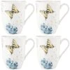 Lenox Butterfly Meadow Hydrangea 4Pc Mug Set With $5 Credit Home 2 Lenox Butterfly Meadow Hydrangea 4Pc Mug Set With $5 Credit Home -Lenox 3050244615 RLLD 1