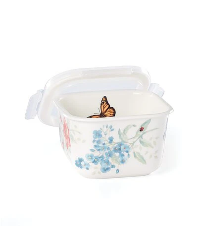 Lenox Butterfly Meadow Large Square Food Storage Container With $3 Credit Home 4 Lenox Butterfly Meadow Large Square Food Storage Container With $3 Credit Home - Image 3