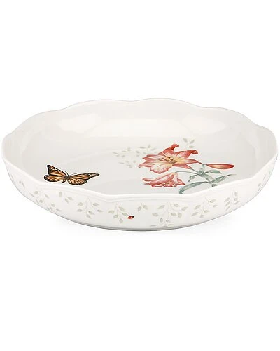Lenox Butterfly Meadow Low Serving Bowl With $4 Credit Home 3 Lenox Butterfly Meadow Low Serving Bowl With $4 Credit Home
