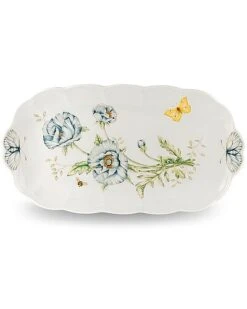 Lenox Butterfly Meadow Oblong Sandwich Tray With $6 Credit Home