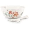 Lenox Butterfly Meadow Salad Bowl & Servers With $8 Credit Home 2 Lenox Butterfly Meadow Salad Bowl & Servers With $8 Credit Home -Lenox 3050244640 RLLD 1