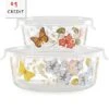 Lenox Butterfly Meadow Small Glass Food Storage Container With $1 Credit Home 1 Lenox Butterfly Meadow Small Glass Food Storage Container With $1 Credit Home -Lenox 3050244646 RLLD 1
