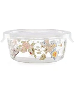 Lenox Butterfly Meadow Small Glass Food Storage Container With $1 Credit Home 10 Lenox Butterfly Meadow Small Glass Food Storage Container With $1 Credit Home -Lenox 3050244646 RLLD 3
