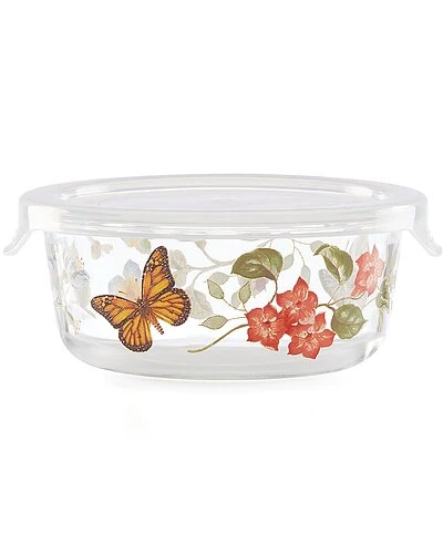 Lenox Butterfly Meadow Small Glass Food Storage Container With $1 Credit Home 6 Lenox Butterfly Meadow Small Glass Food Storage Container With $1 Credit Home - Image 4
