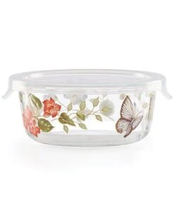 Lenox Butterfly Meadow Small Glass Food Storage Container With $1 Credit Home 12 Lenox Butterfly Meadow Small Glass Food Storage Container With $1 Credit Home -Lenox 3050244646 RLLD 5