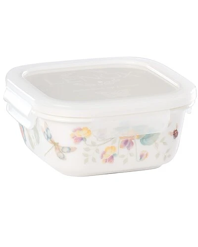 Lenox Butterfly Meadow Small Square Food Storage Container With $2 Credit Home 3 Lenox Butterfly Meadow Small Square Food Storage Container With $2 Credit Home