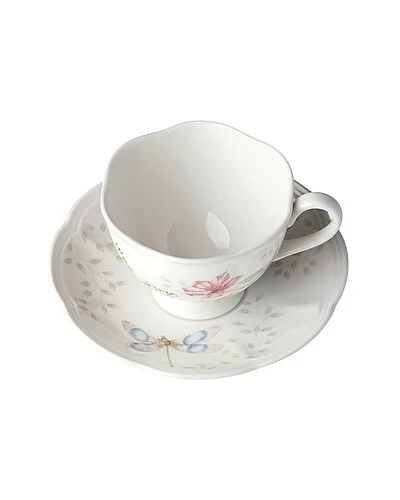 Lenox Butterfly Meadow Swallowtail Cup And Saucer With $2 Credit Home 4 Lenox Butterfly Meadow Swallowtail Cup And Saucer With $2 Credit Home - Image 2