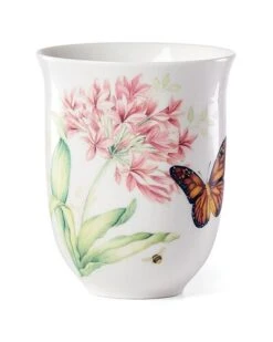 Lenox Butterfly Meadow Thermal Tea Mug With $2 Credit Home