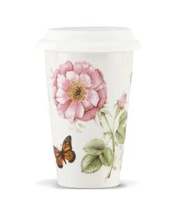 Lenox Butterfly Meadow Thermal Travel Mug With $2 Credit Home
