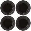 Lenox Chelse Muse Fleur Matte Black 4Pc Dinner Plate Set With $7 Credit Home