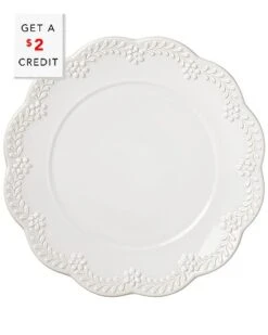 Lenox Chelse Muse Floral White Dinner Plate With $2 Credit Home