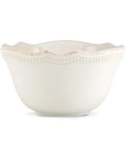 Lenox French Perle Bead White Fruit Bowl With $2 Credit Home
