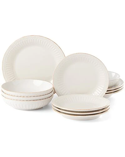 Lenox French Perle Groove 12Pc Dinnerware Set With $17 Credit Home 3 Lenox French Perle Groove 12Pc Dinnerware Set With $17 Credit Home