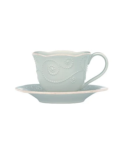 Lenox French Perle Ice Blue Cup And Saucer With $3 Credit Home 3 Lenox French Perle Ice Blue Cup And Saucer With $3 Credit Home