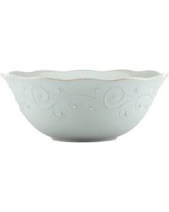 Lenox French Perle Ice Blue Large Serving Bowl With $8 Credit Home