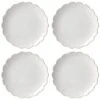 Lenox French Perle Scallop 4Pc Accent Plate Set With $6 Credit Home 1 Lenox French Perle Scallop 4Pc Accent Plate Set With $6 Credit Home -Lenox 3050244728 RLLD 1