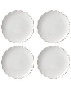 Lenox French Perle Scallop 4Pc Accent Plate Set With $6 Credit Home