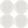 Lenox French Perle White 4Pc Dessert Plate Set With $5 Credit Home 1 Lenox French Perle White 4Pc Dessert Plate Set With $5 Credit Home -Lenox 3050244738 RLLD 1